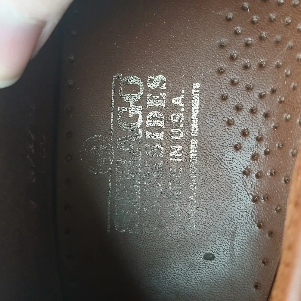 Sebago Docksides Mens 9M‎ Brown Leather Boat Shoes Made in USA 8727165